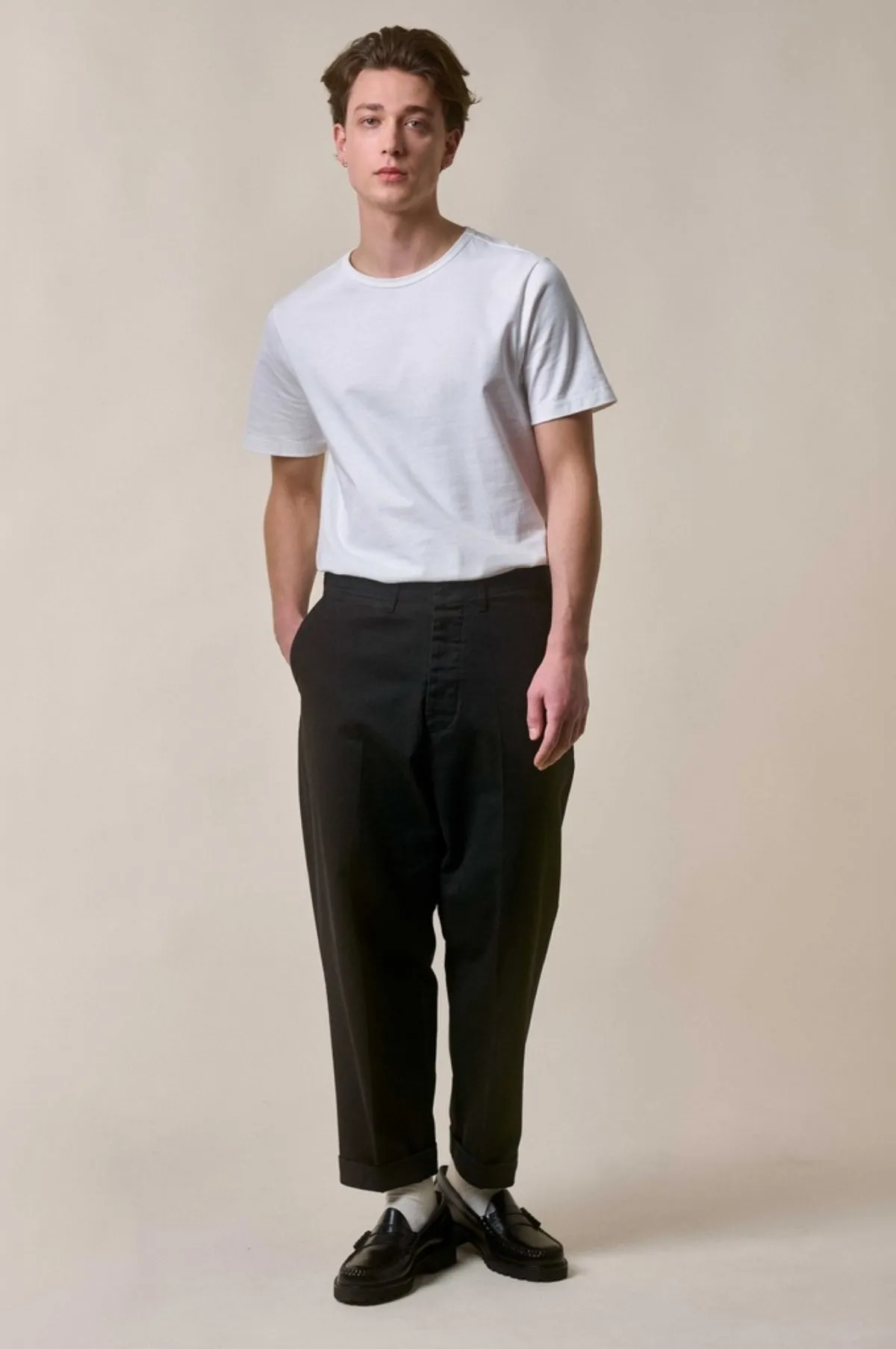 215 Loopwheel T-Shirt 8.6oz White