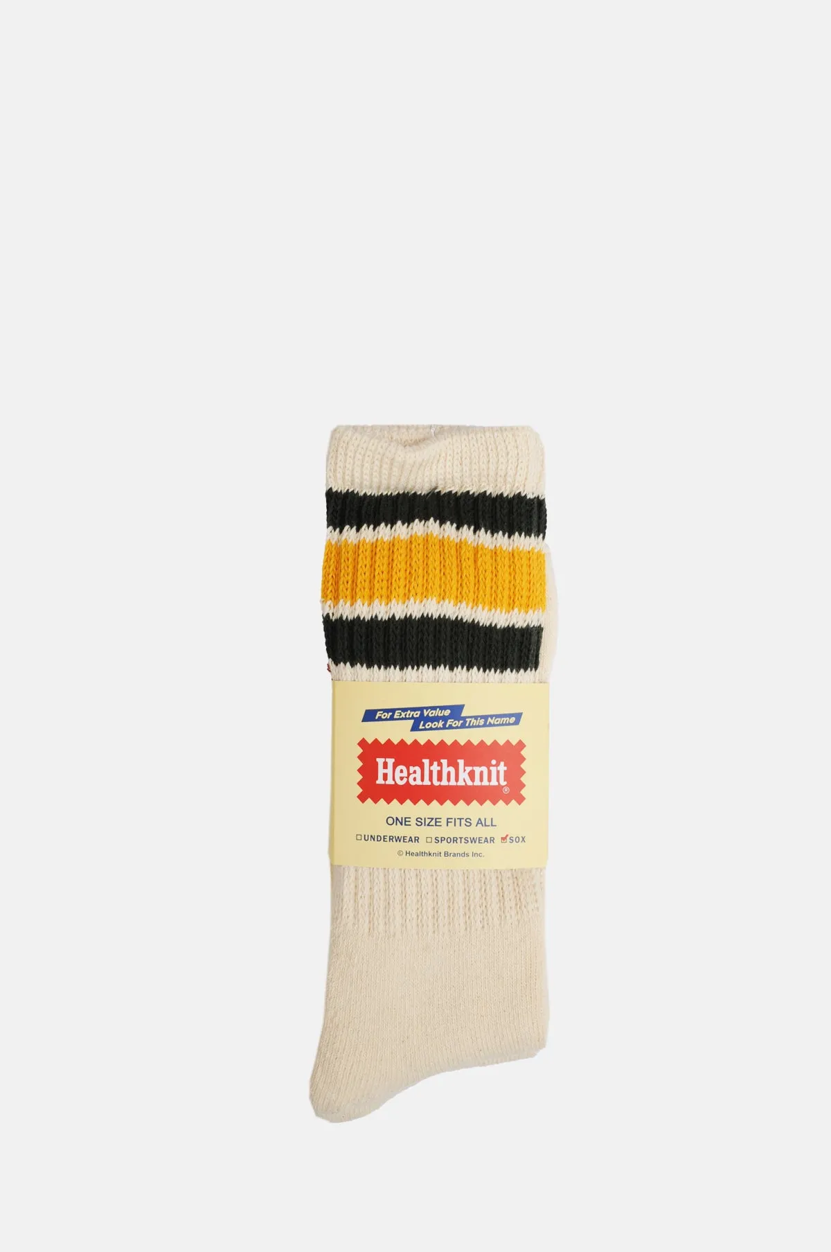 3-Pack Off-White Multi Bright Stripe Socks