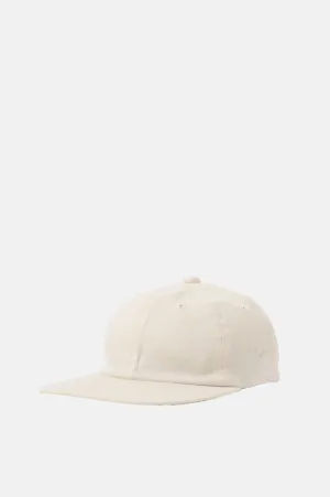 6 Panel Herringbone Cap Ivory