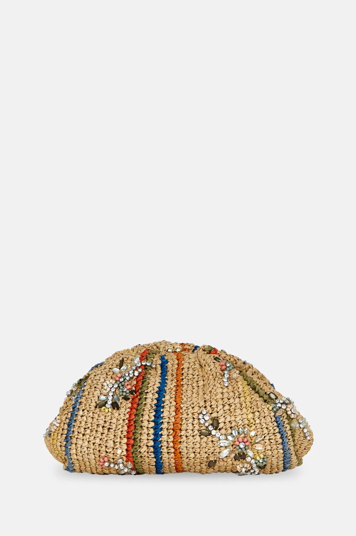 Alora Raffia Clutch Multi
