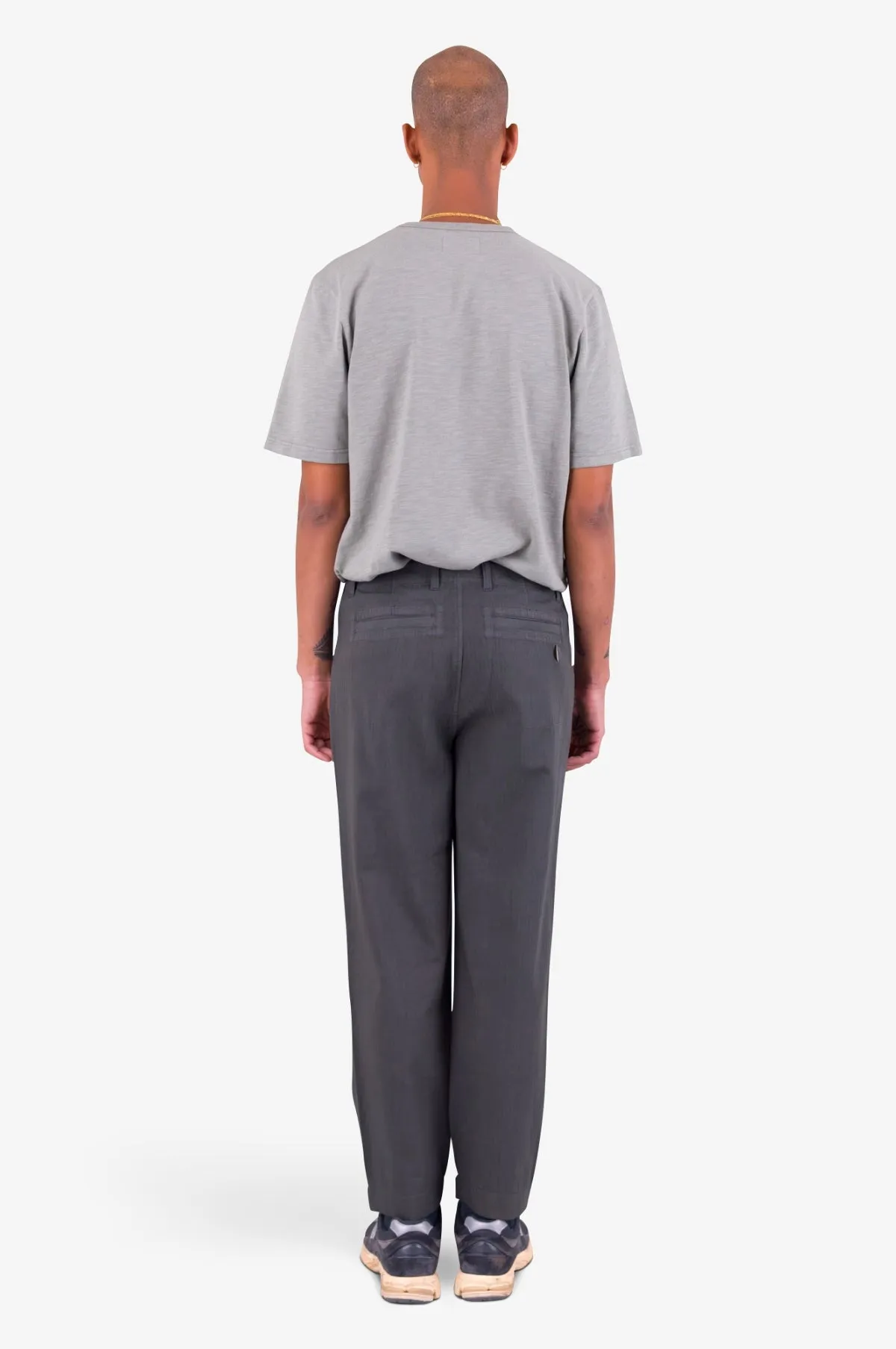 Assembly Pant Soft Black Herringbone