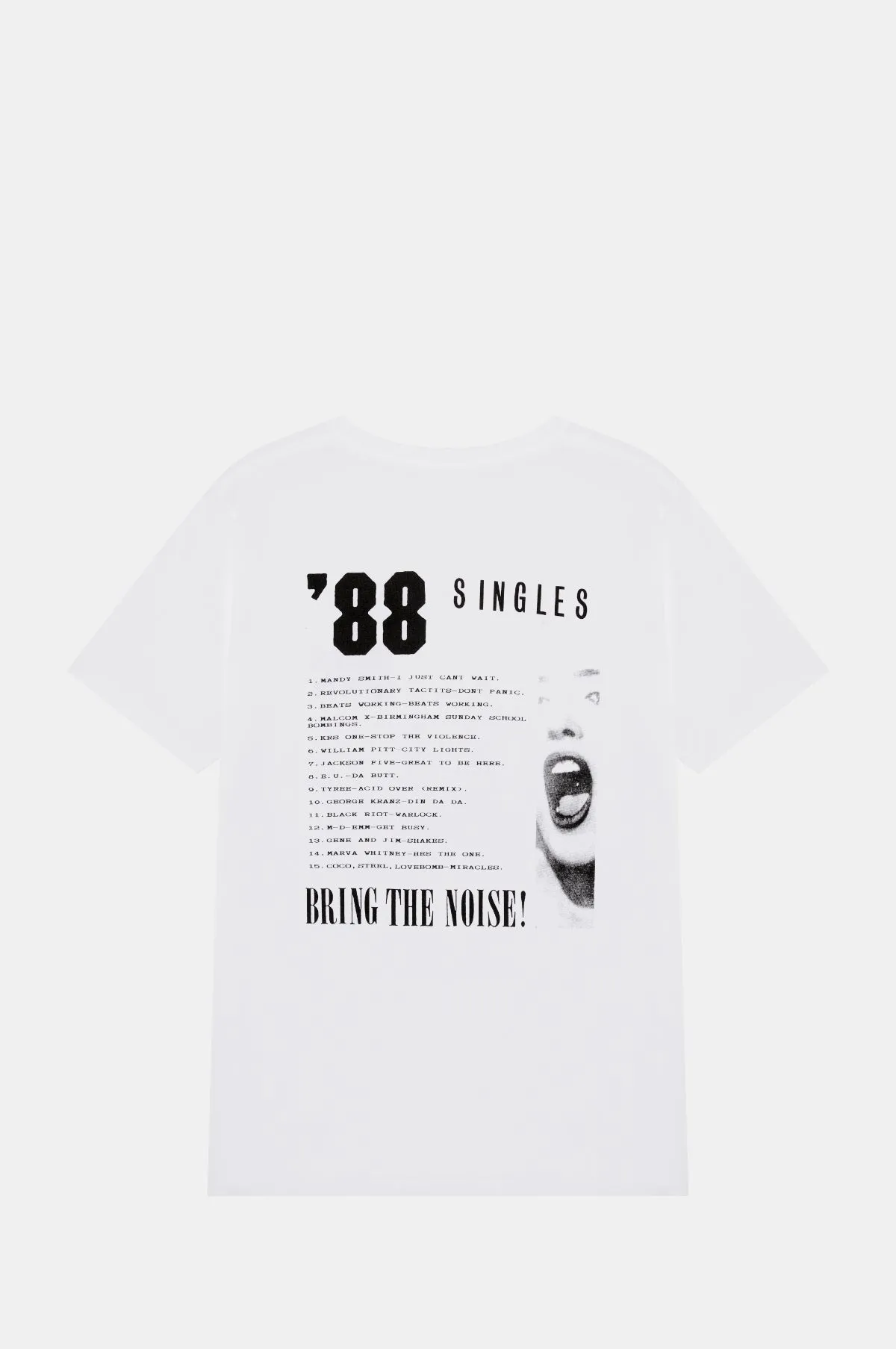 Bring The Noise Print Tee White