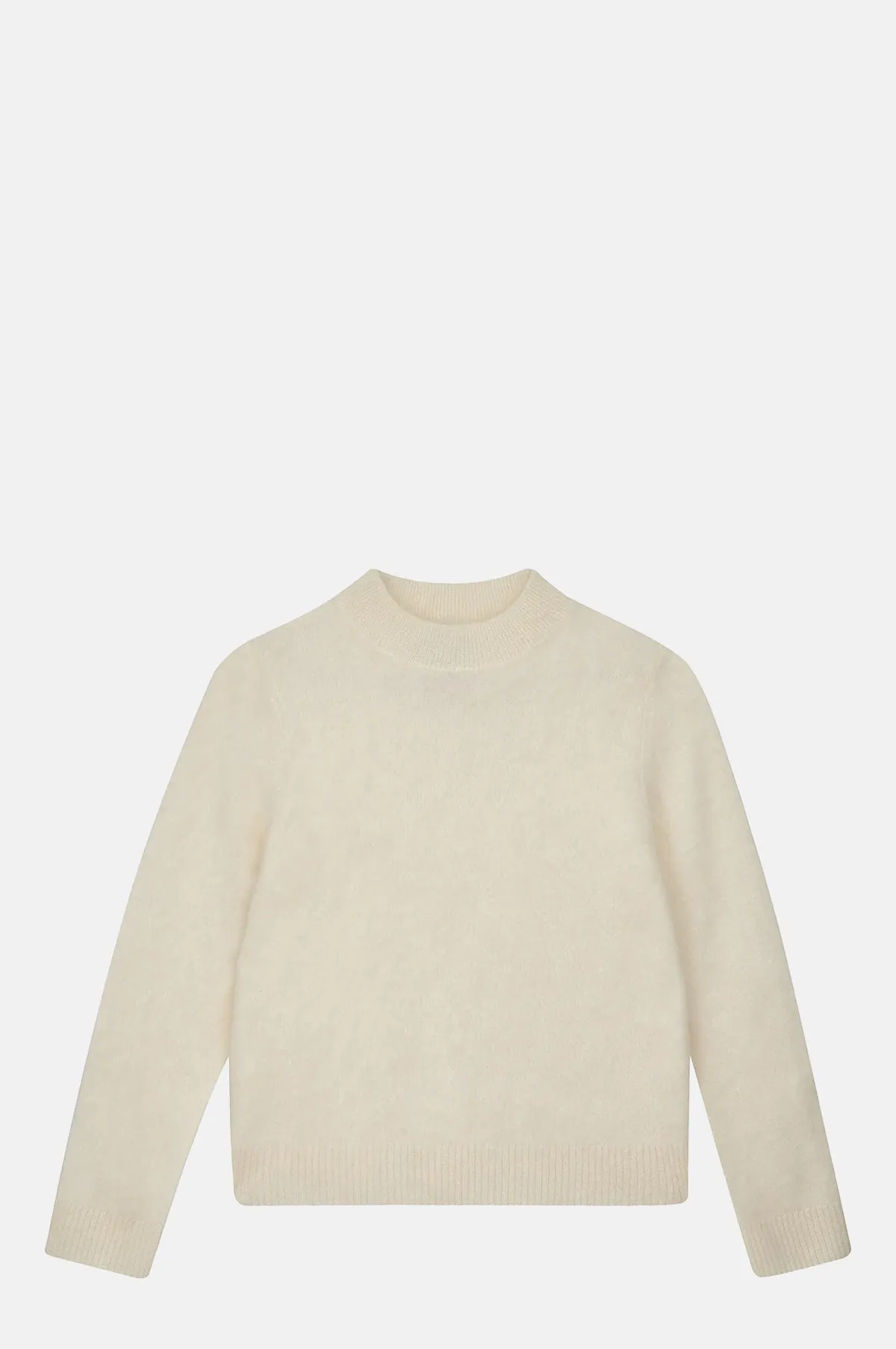 Brushed Turtle Knit Cloud Dancer