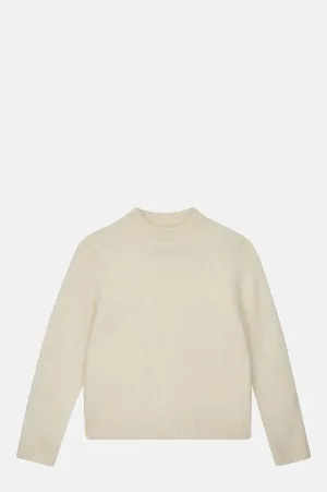 Brushed Turtle Knit Cloud Dancer