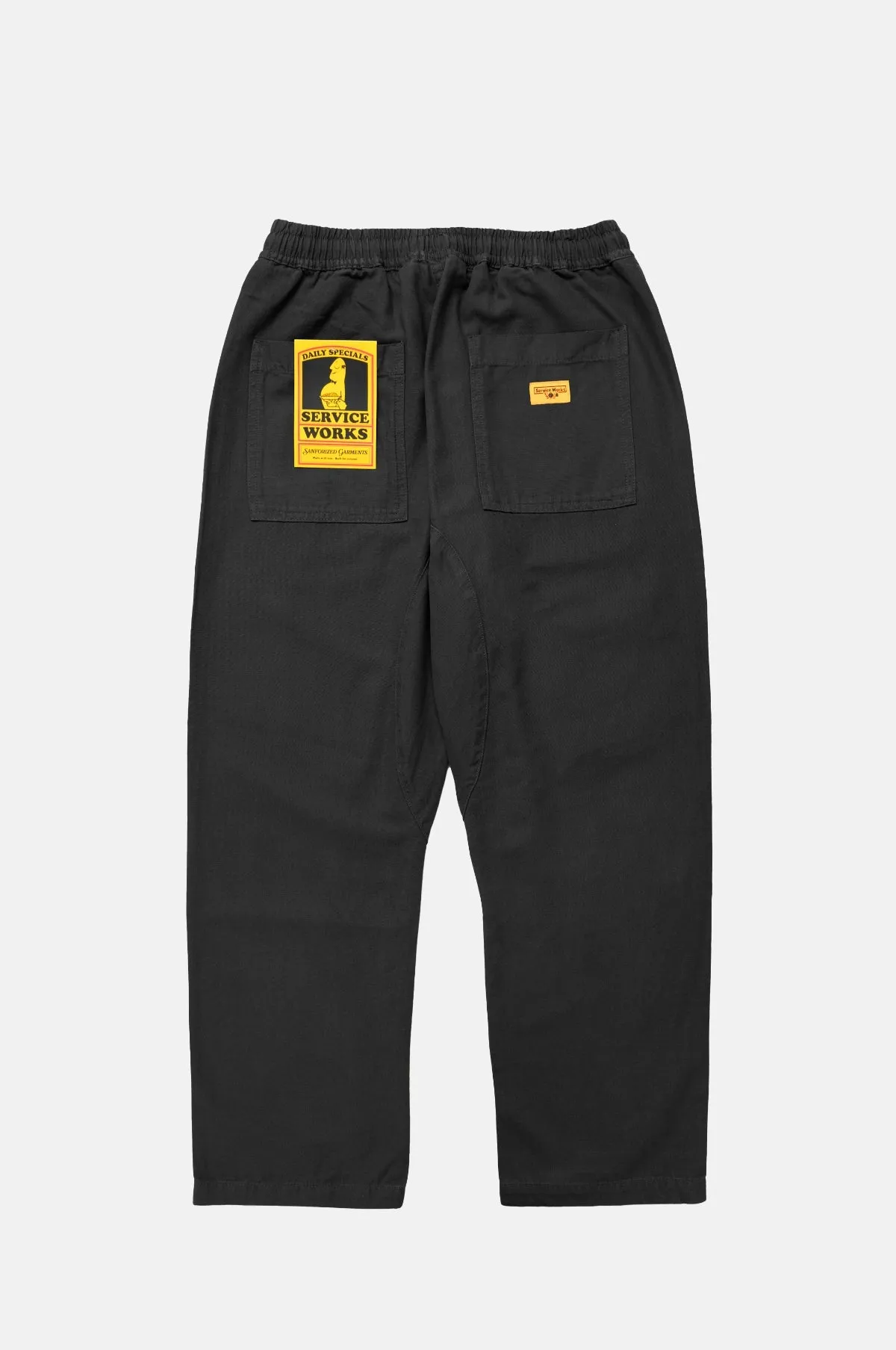 Canvas Chef Pants Black