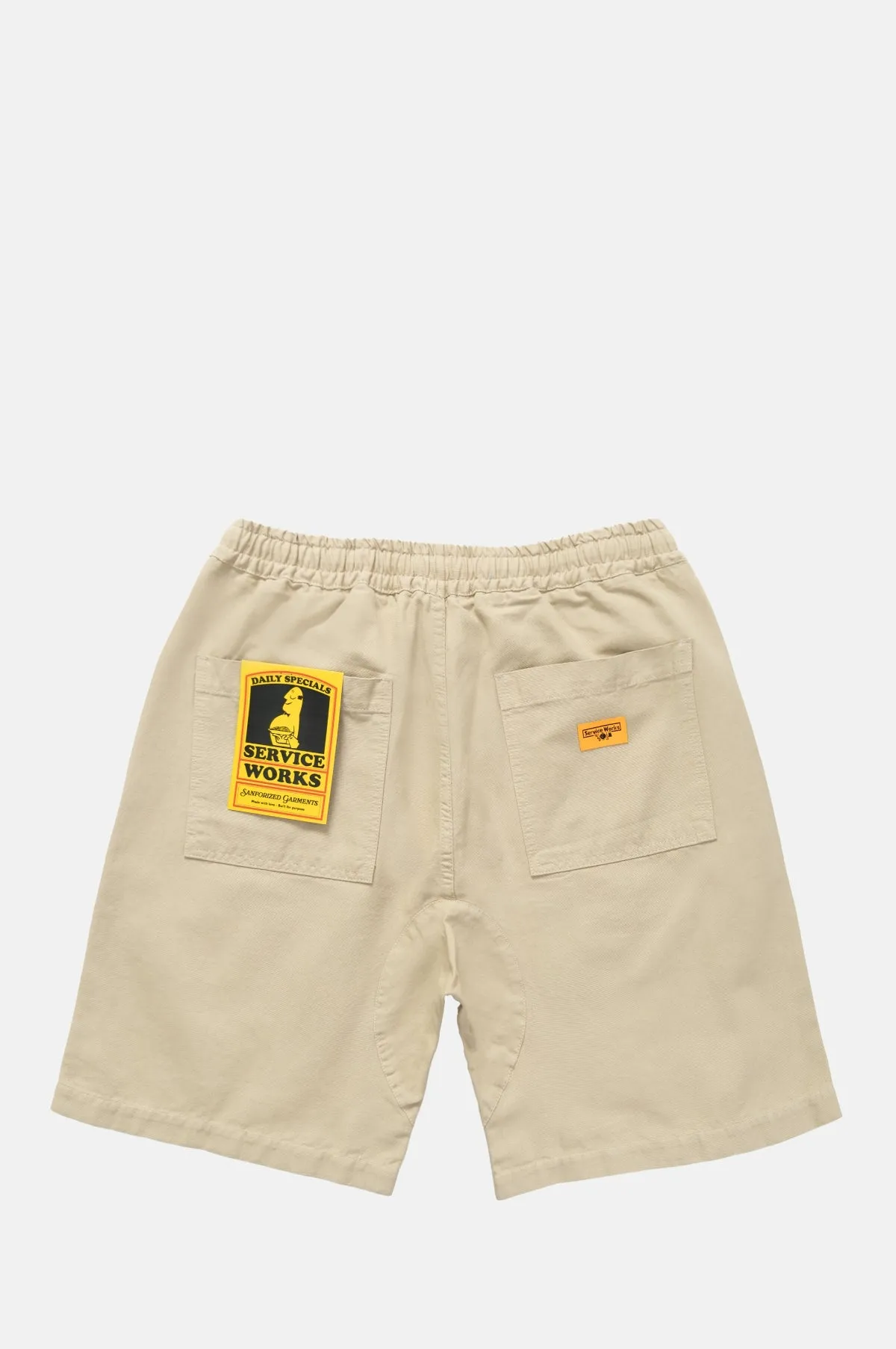 Canvas Chef Shorts Khaki
