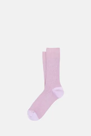 Cherry Short Socks Pink