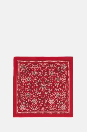 Classic Paisley Bandana Red