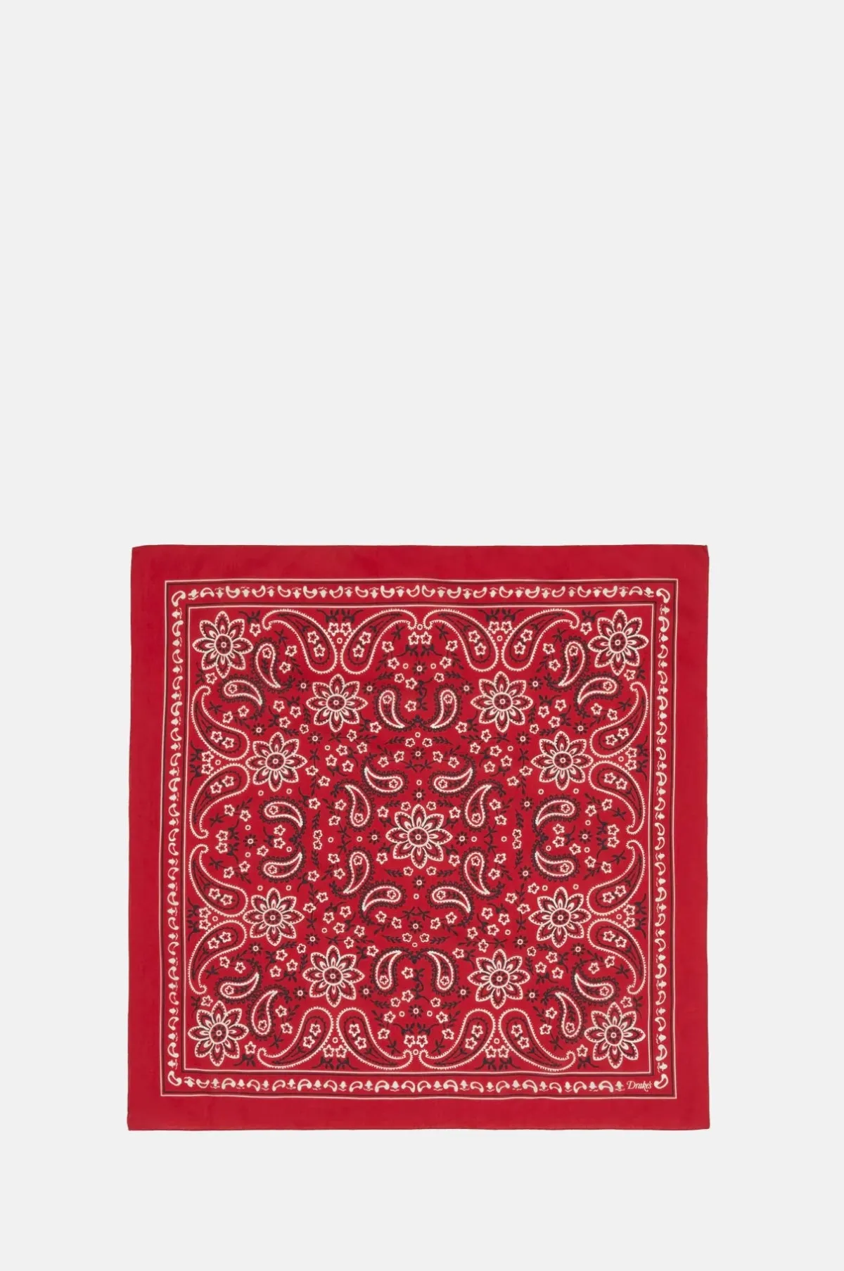 Classic Paisley Bandana Red