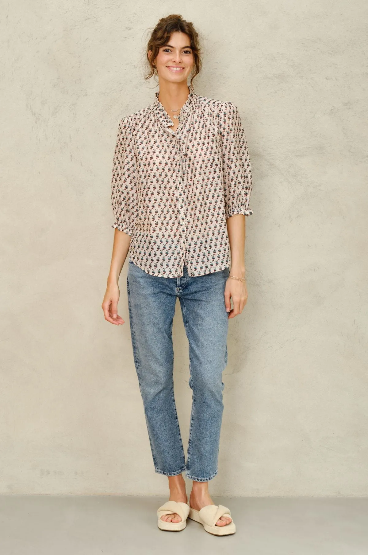 Devi Print L/S Top Multi