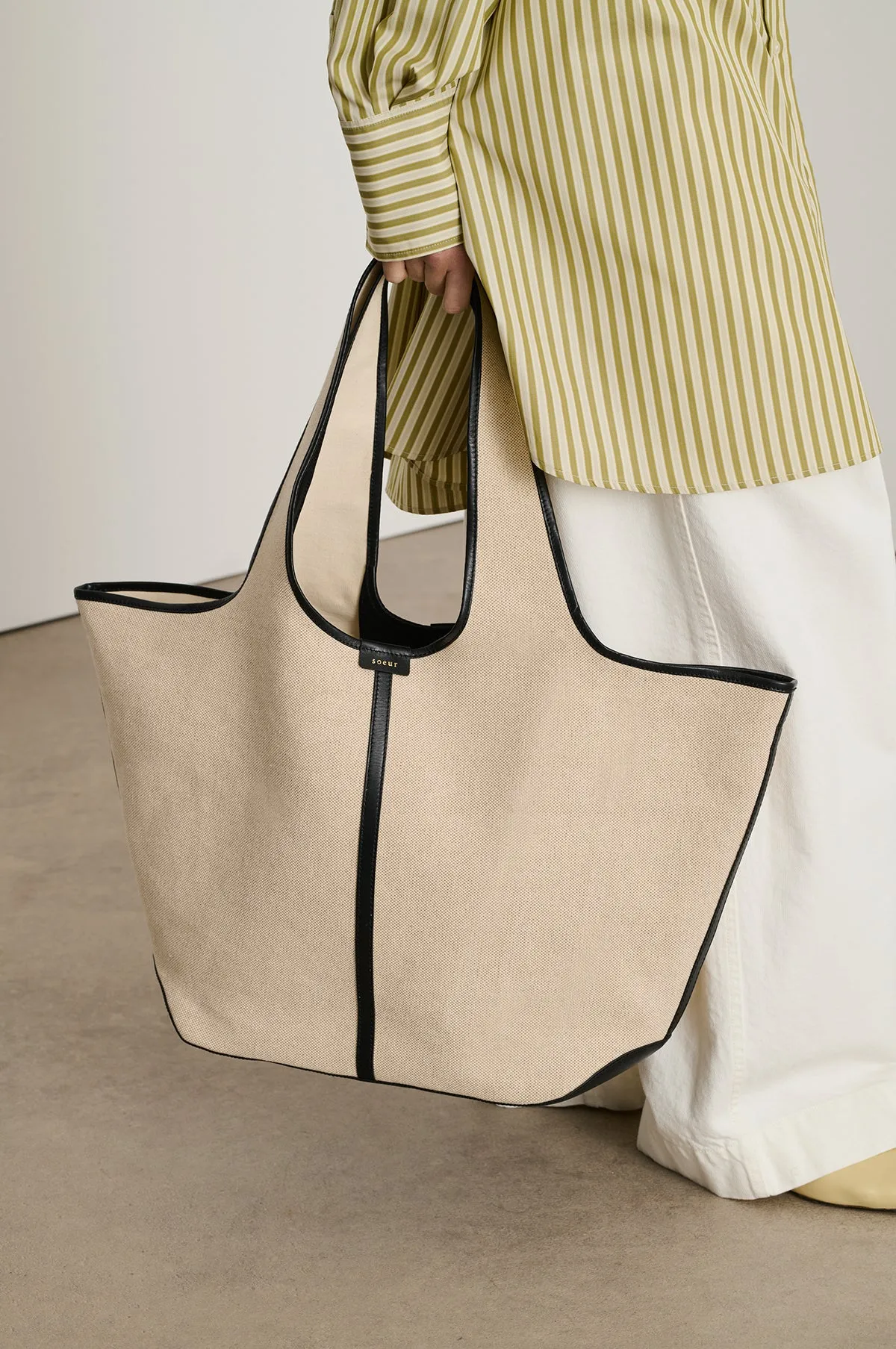 Douce Bag Ecru/Noir