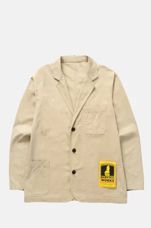 Drill Server Suit Jacket Khaki