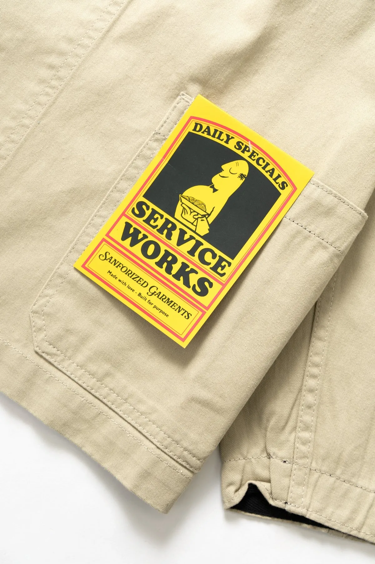Drill Server Suit Jacket Khaki