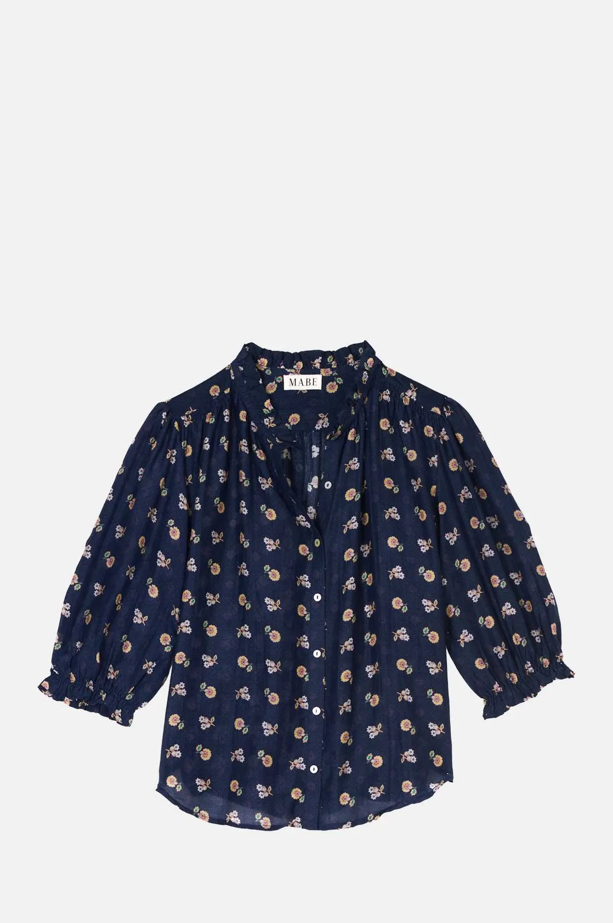 Dulcie Print L/S Top Navy