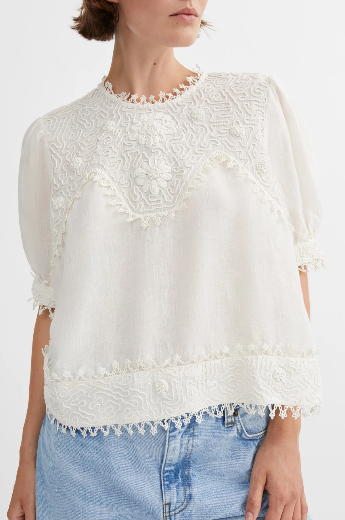 Emmy Blouse Off White
