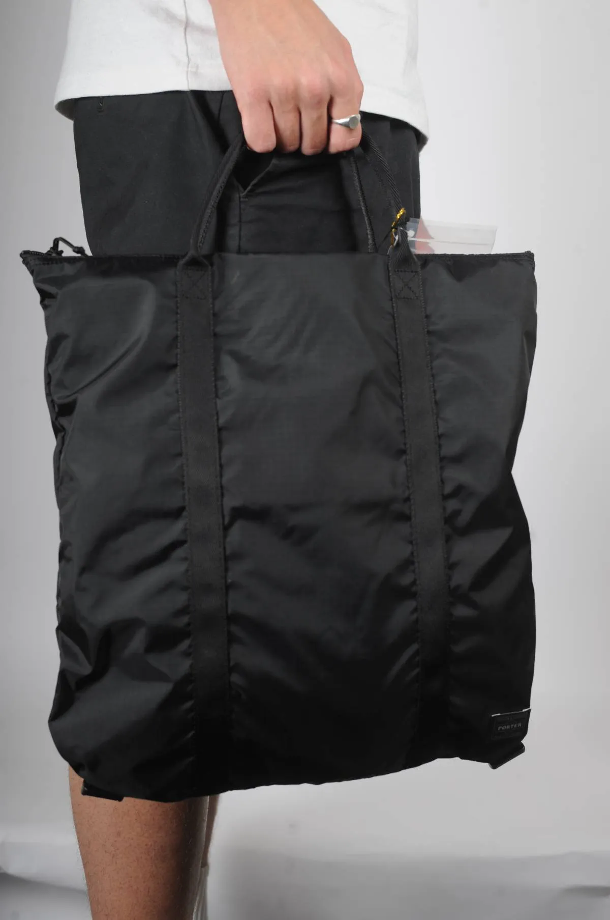 Flex 2 Way Tote Bag Black