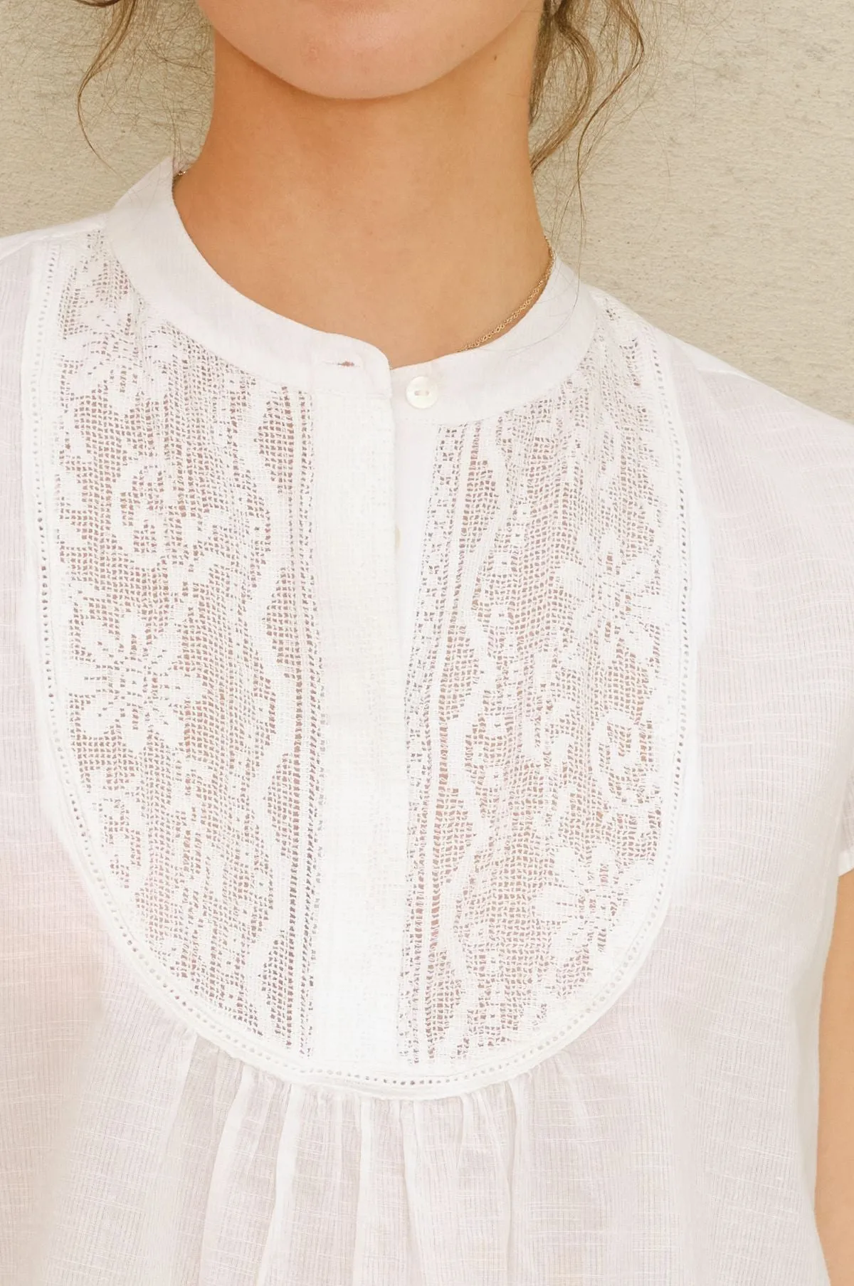 Freya Lace Top White
