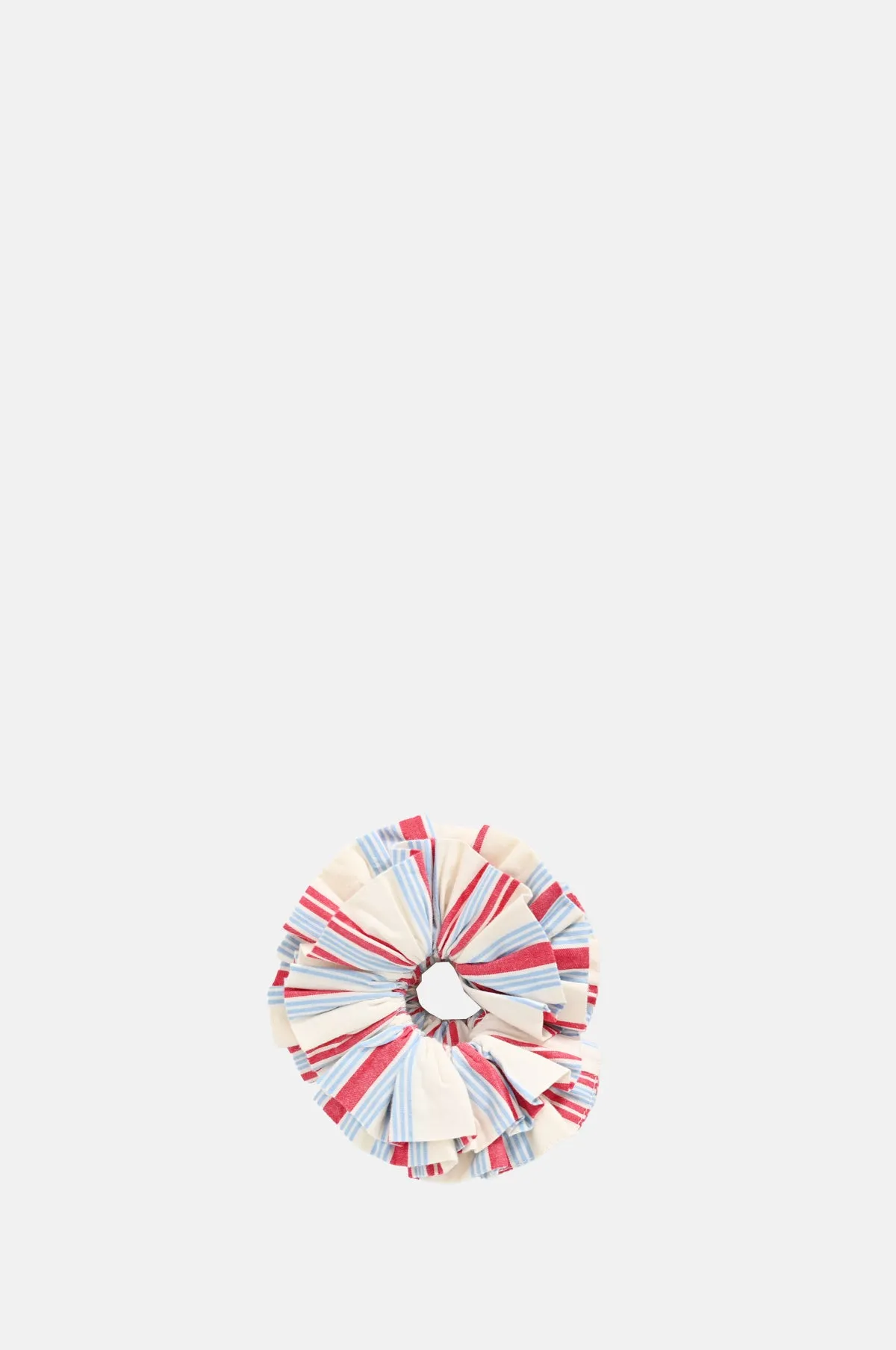 Garter Scrunchie Cherry Business Stripe