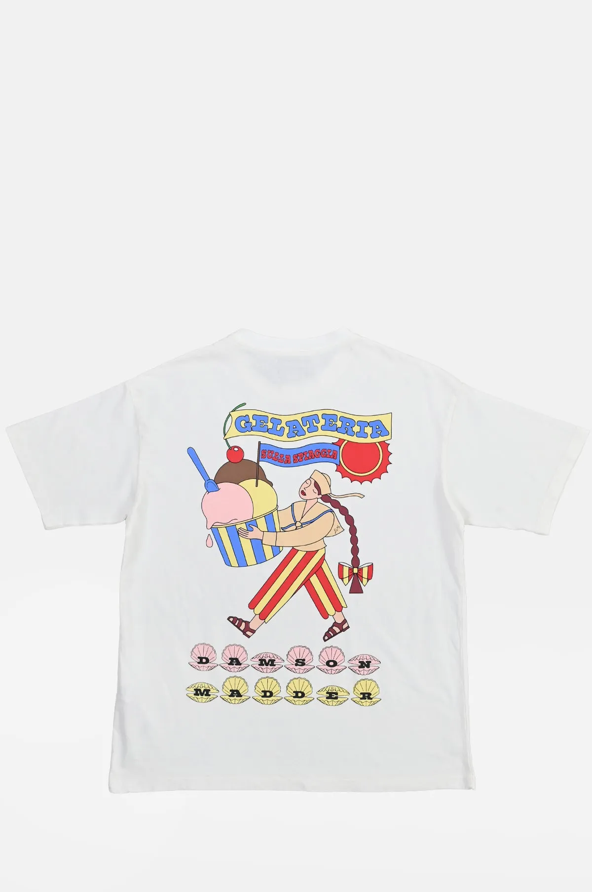 Gelati Girl Boyfriend Tee White