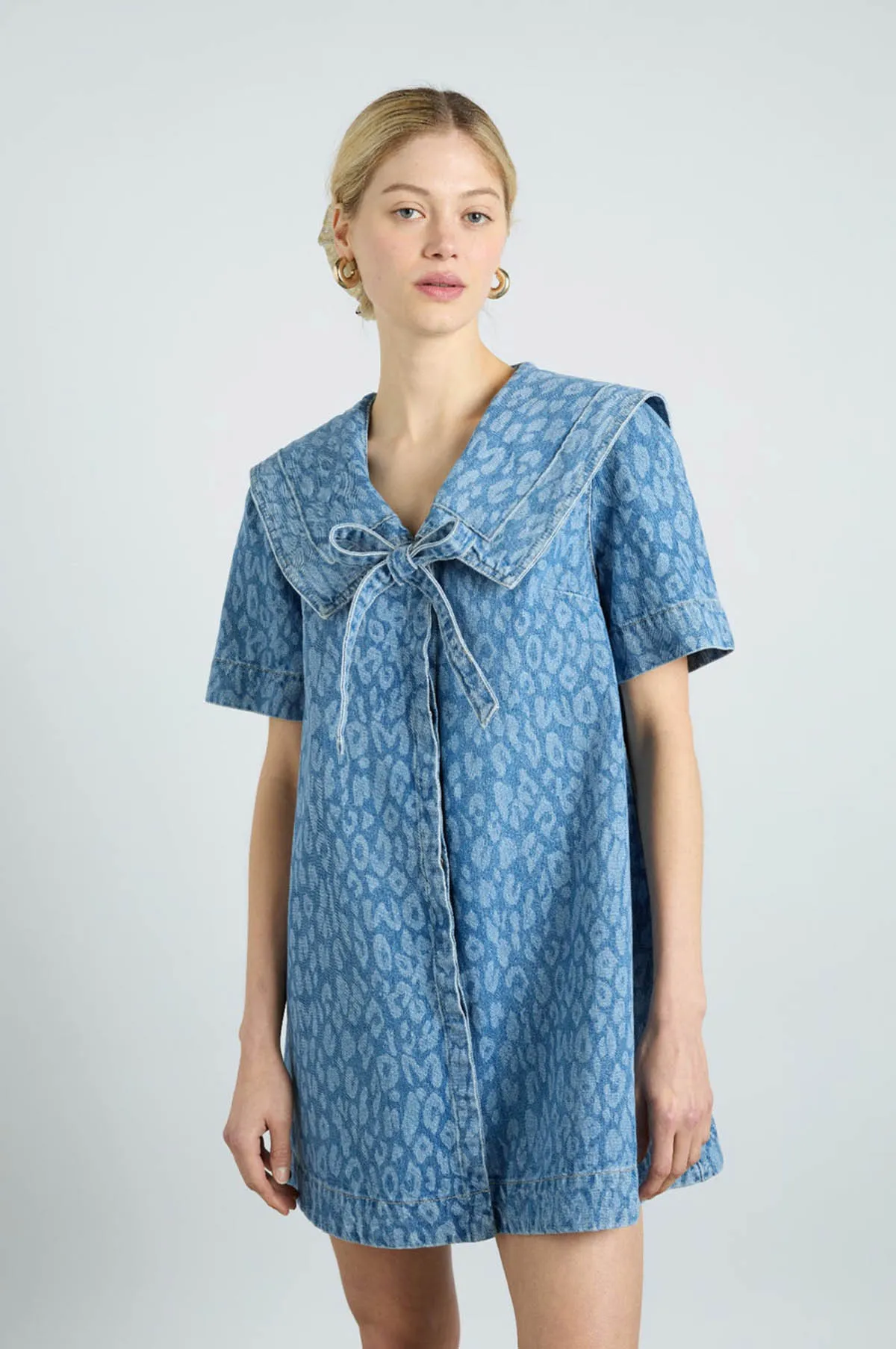 Goldie Dress Leopard Laser