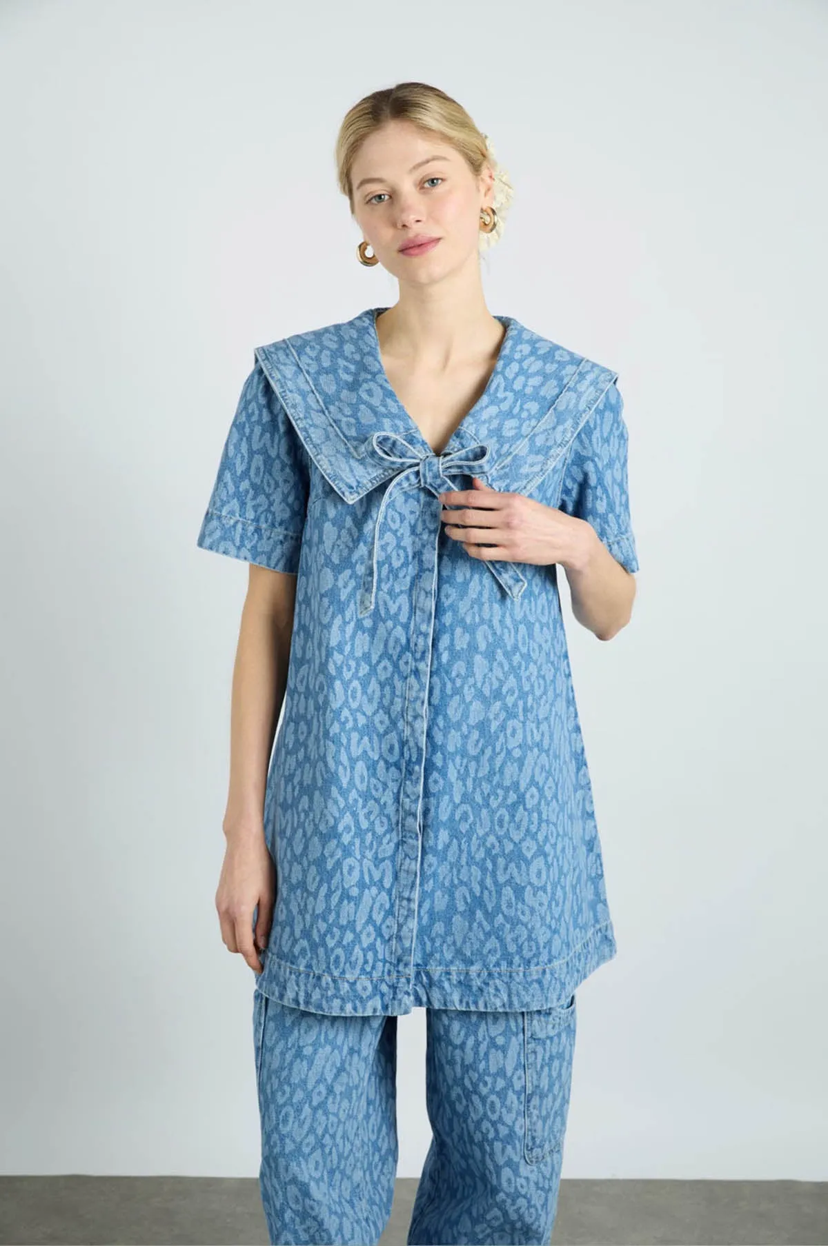 Goldie Dress Leopard Laser