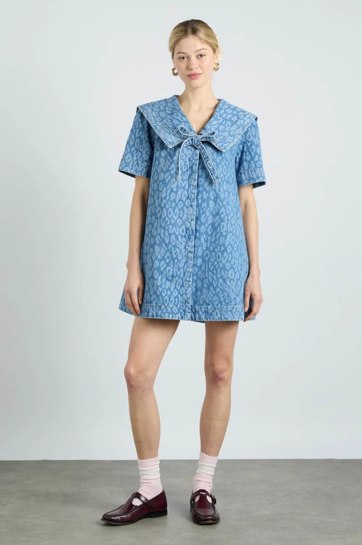 Goldie Dress Leopard Laser