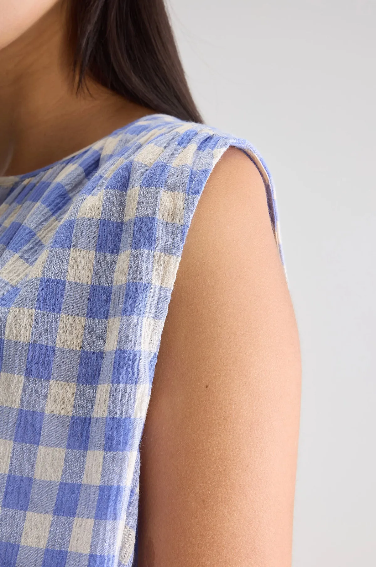 Halison Blouse Check B