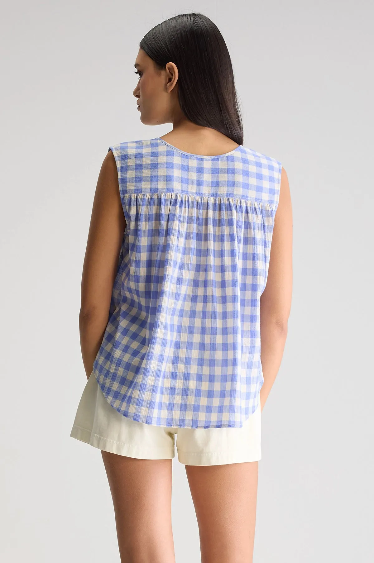 Halison Blouse Check B