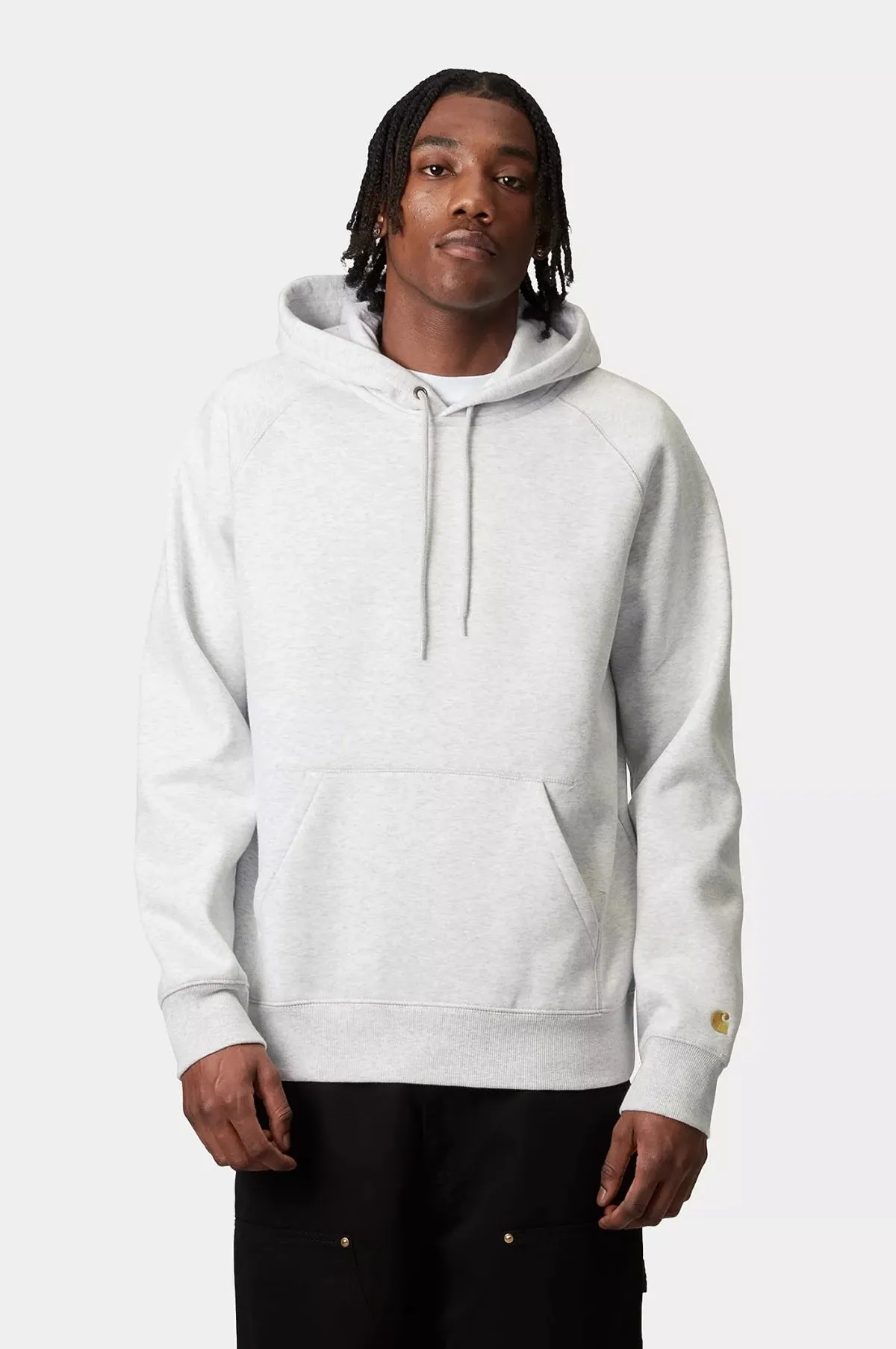 Hooded Chase Sweat Ash Heather/Gold
