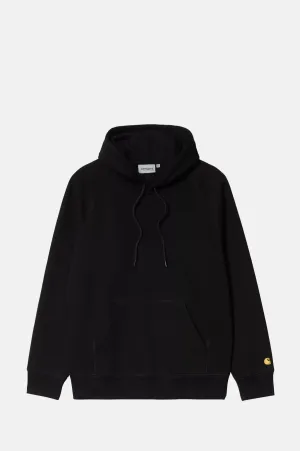 Hooded Chase Sweat Black/Gold