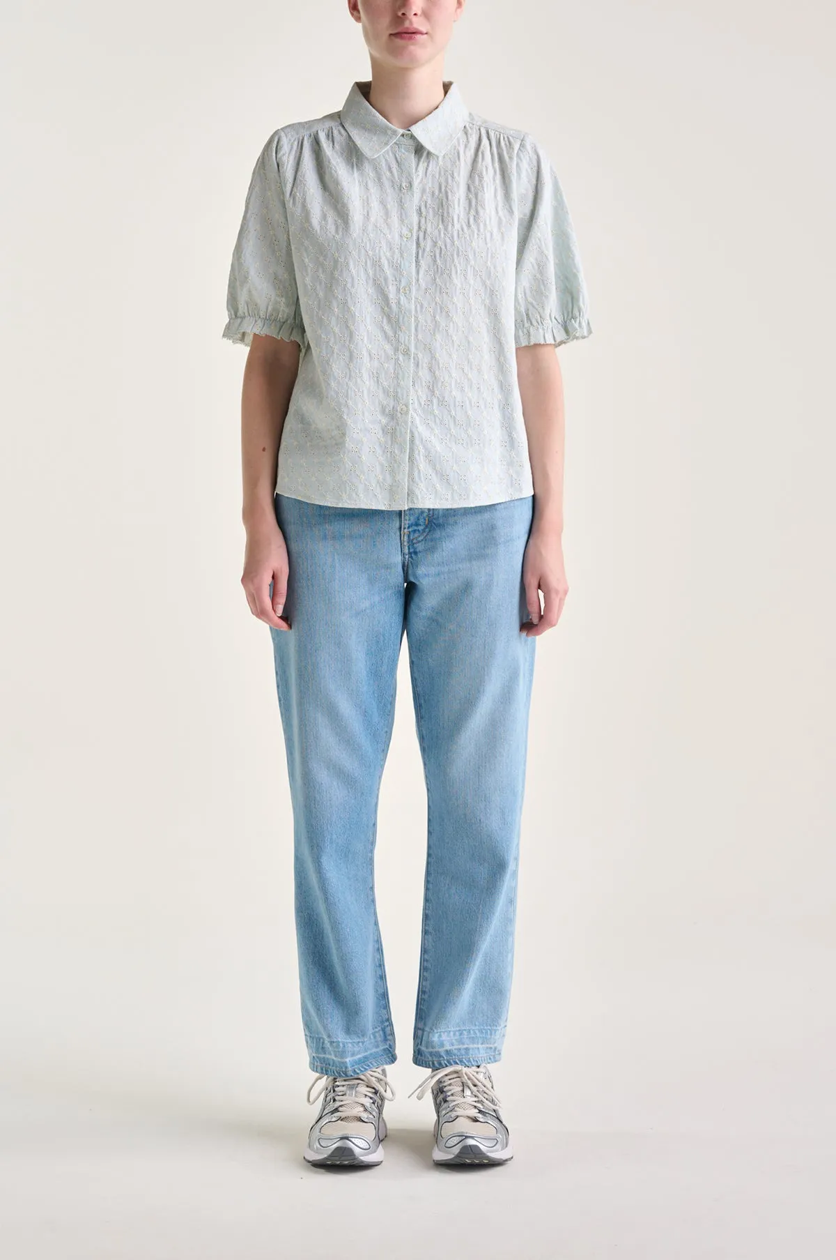 Hosanna Blouse Stone Blue