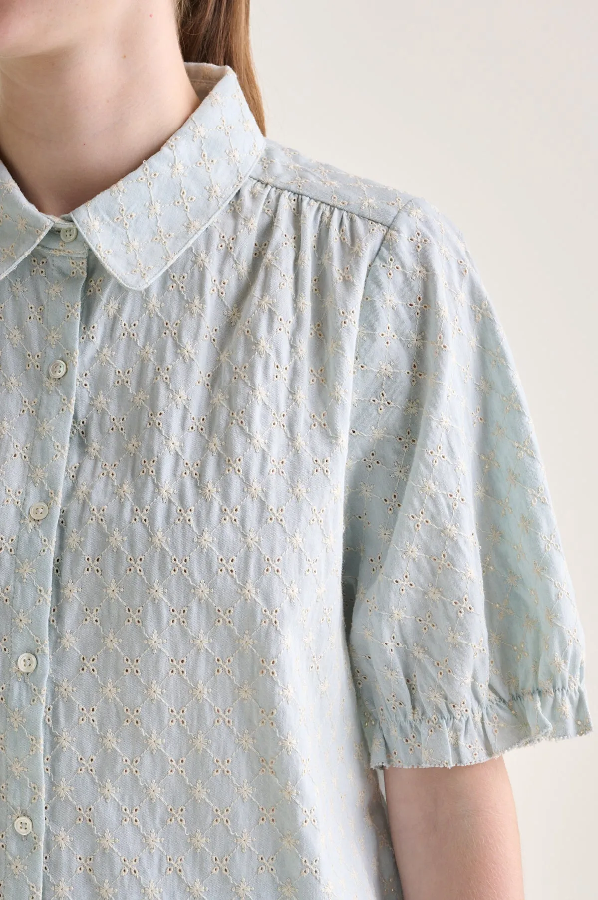 Hosanna Blouse Stone Blue