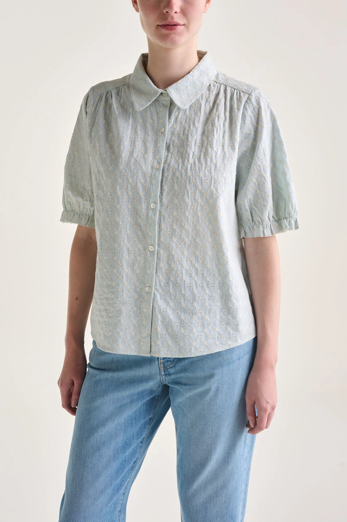 Hosanna Blouse Stone Blue