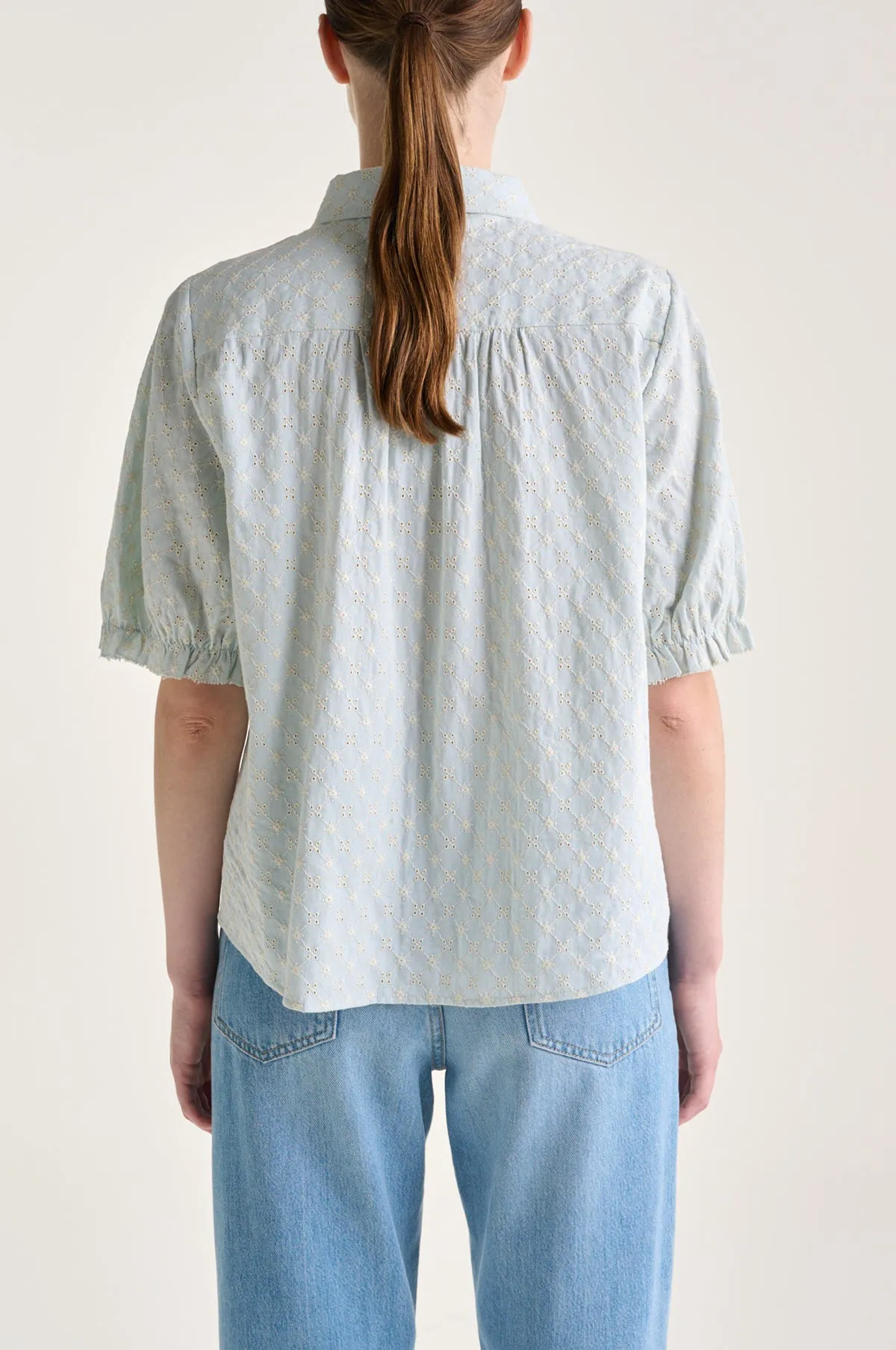 Hosanna Blouse Stone Blue