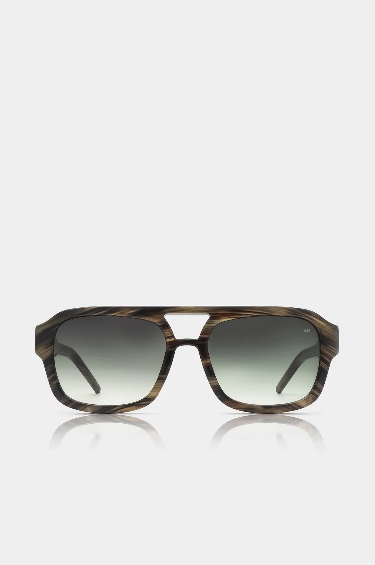 Kaya Sunglasses Striped Horn
