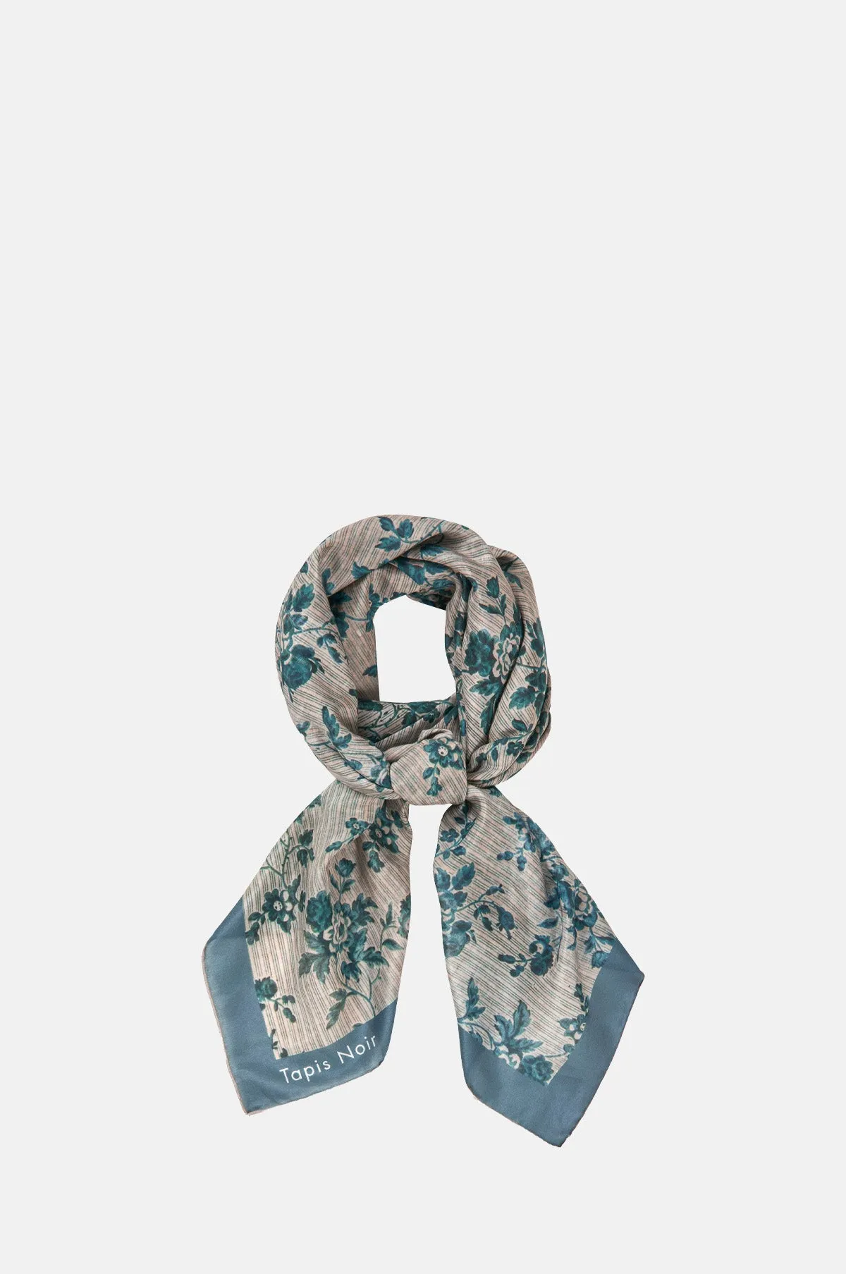 Large Light Blue Stripe Scarf