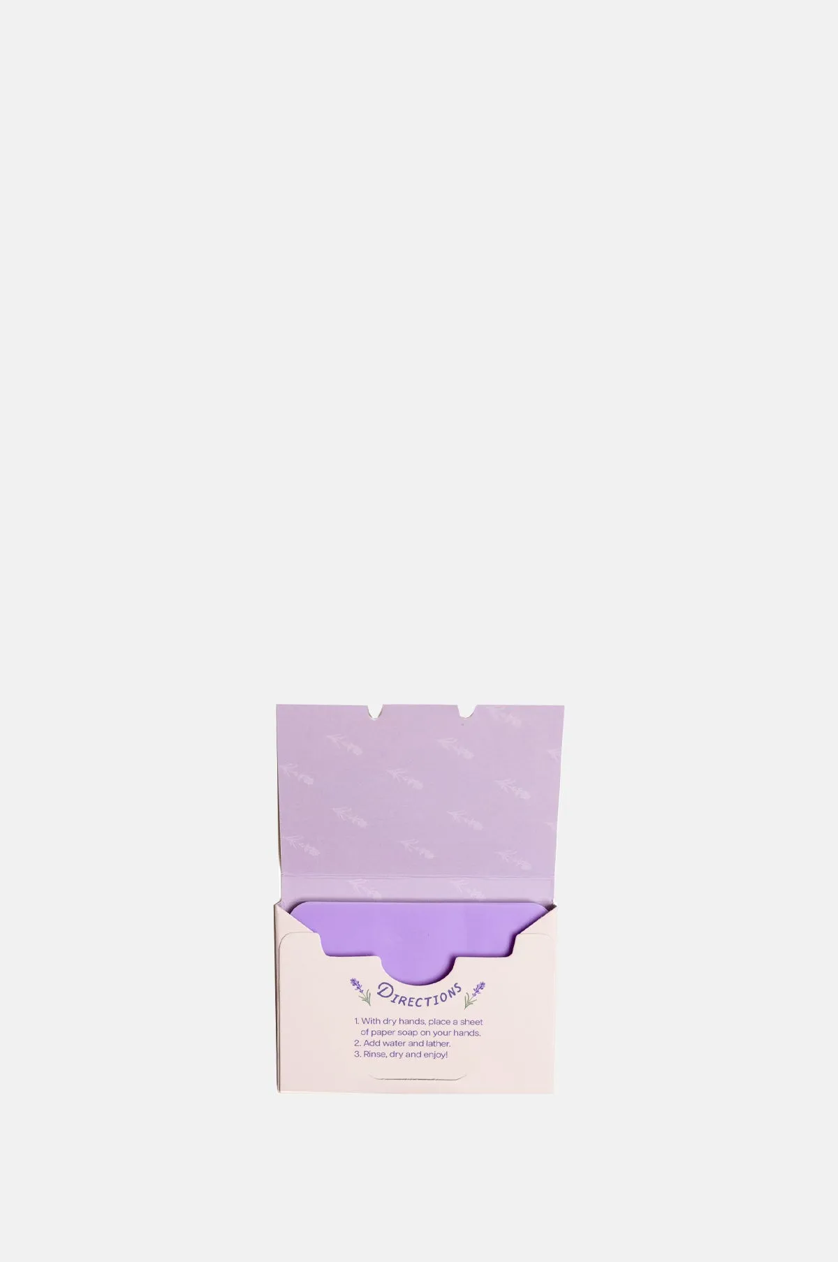Lavender Scent Paper Soap