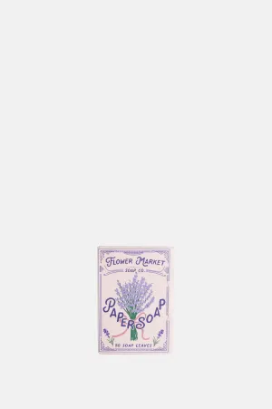 Lavender Scent Paper Soap