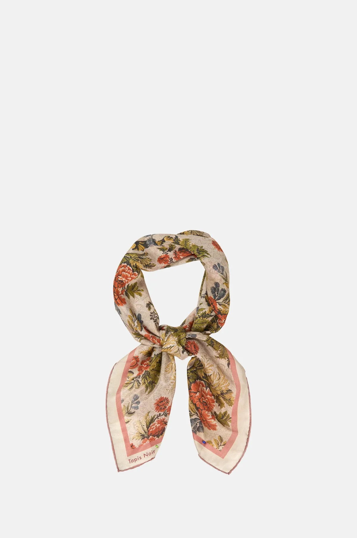 Light Peach Flower Scarf
