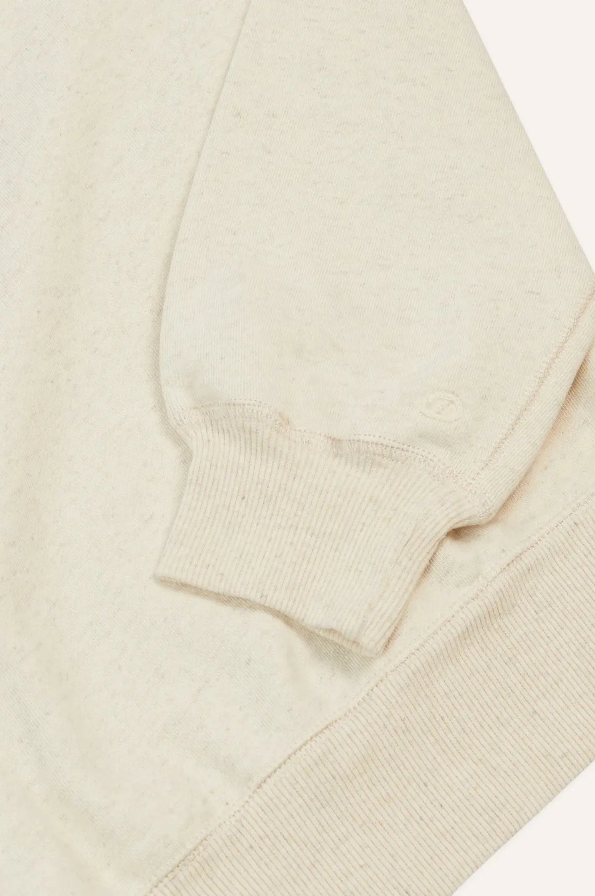 LS Cotton-Hemp Raglan Sweatshirt Ecru