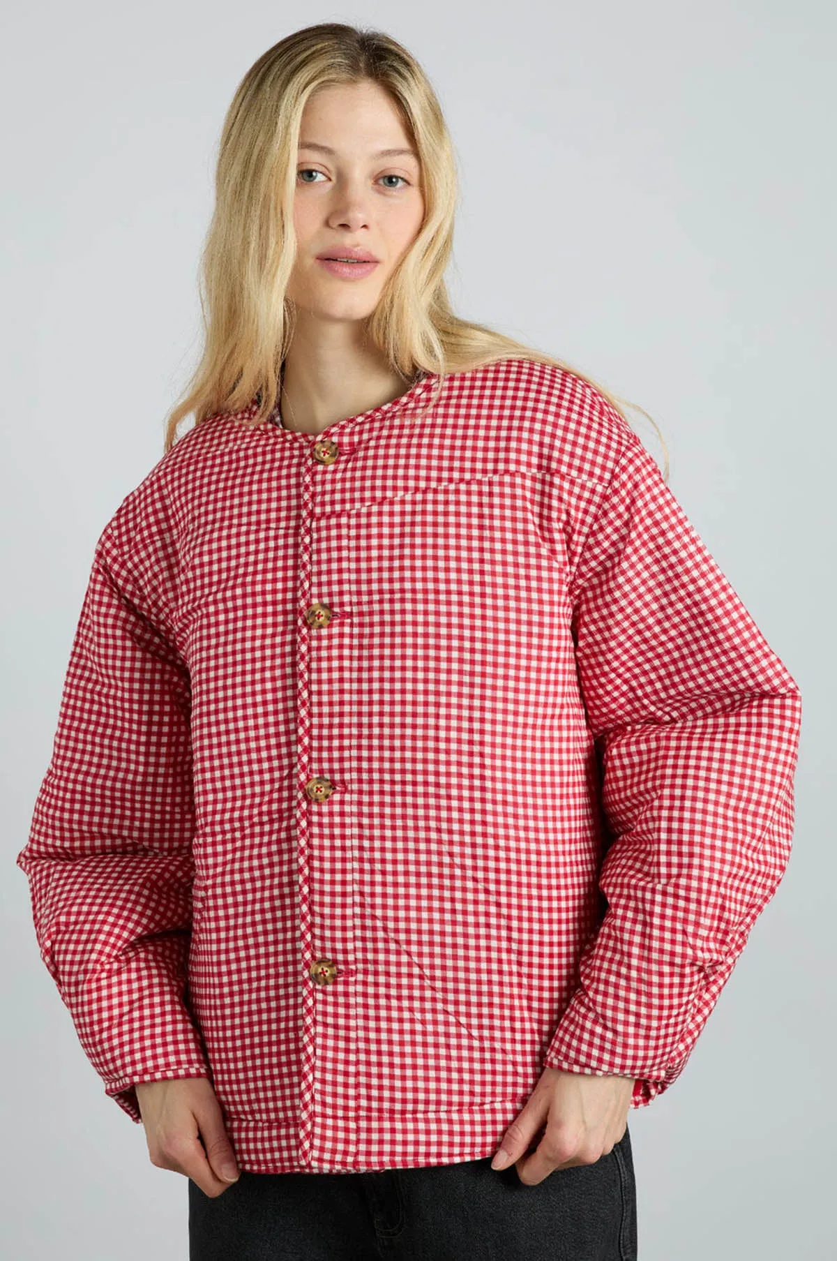 Macy Jacket Red Bandana