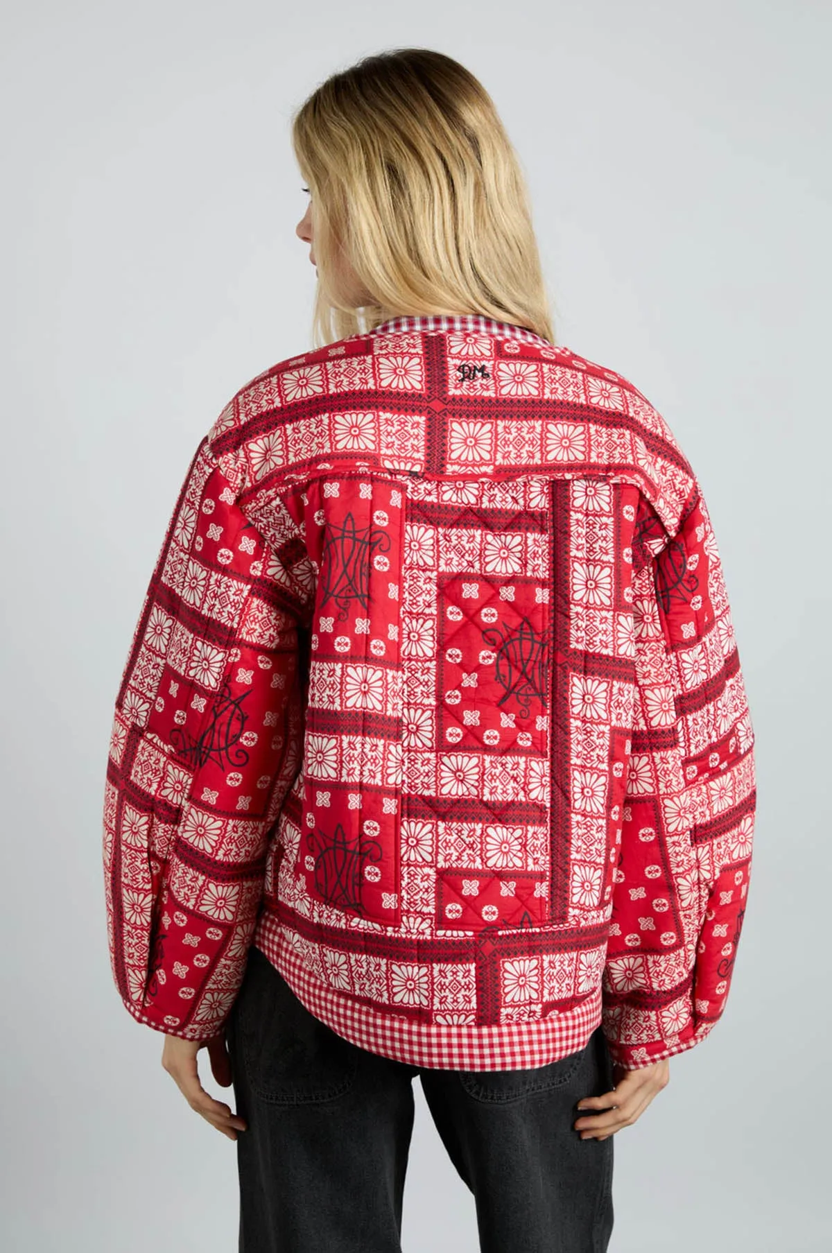 Macy Jacket Red Bandana