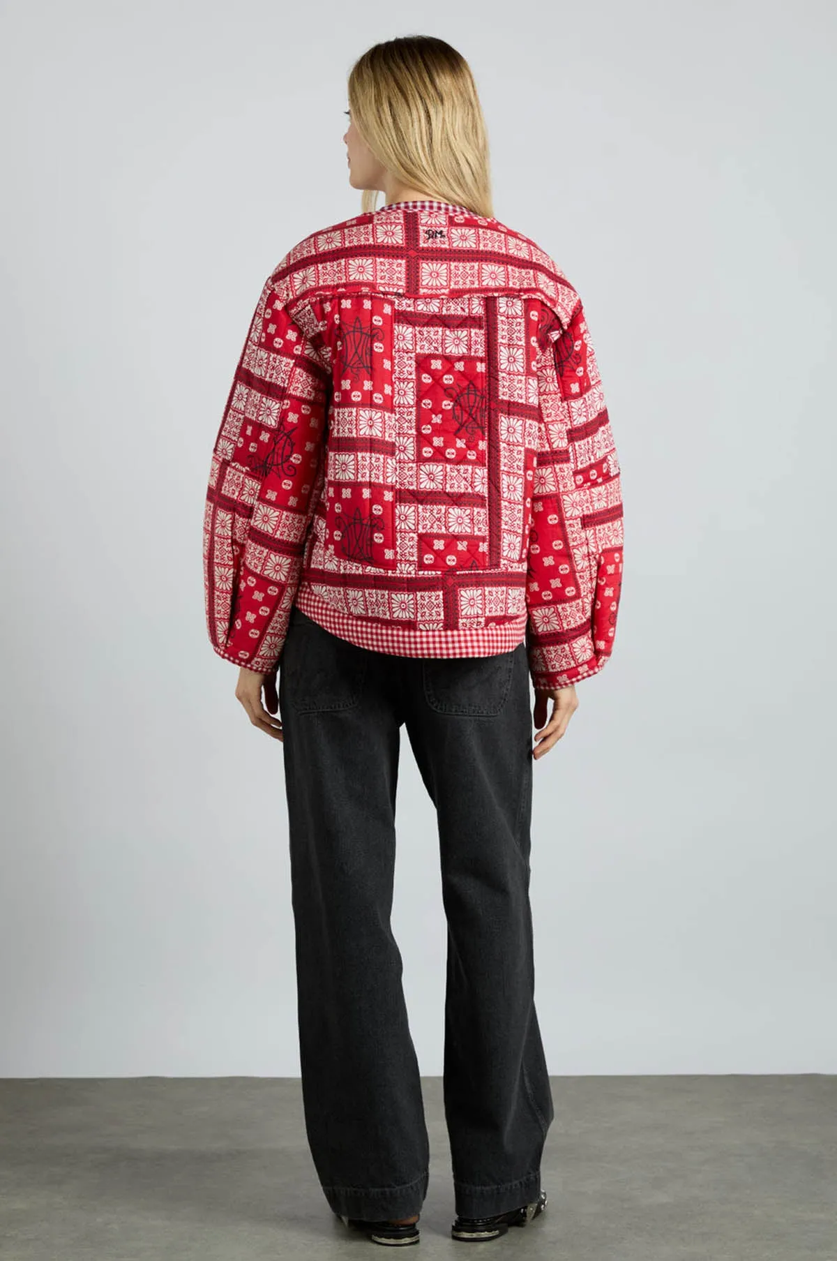 Macy Jacket Red Bandana