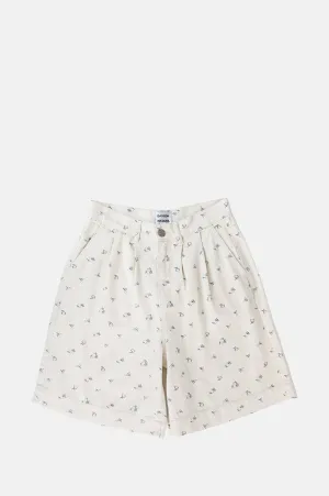 Nova Jorts Ditsy Floral Cream