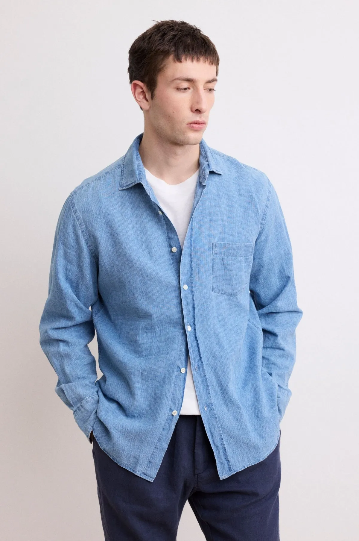 Paul Shirt Light Indigo