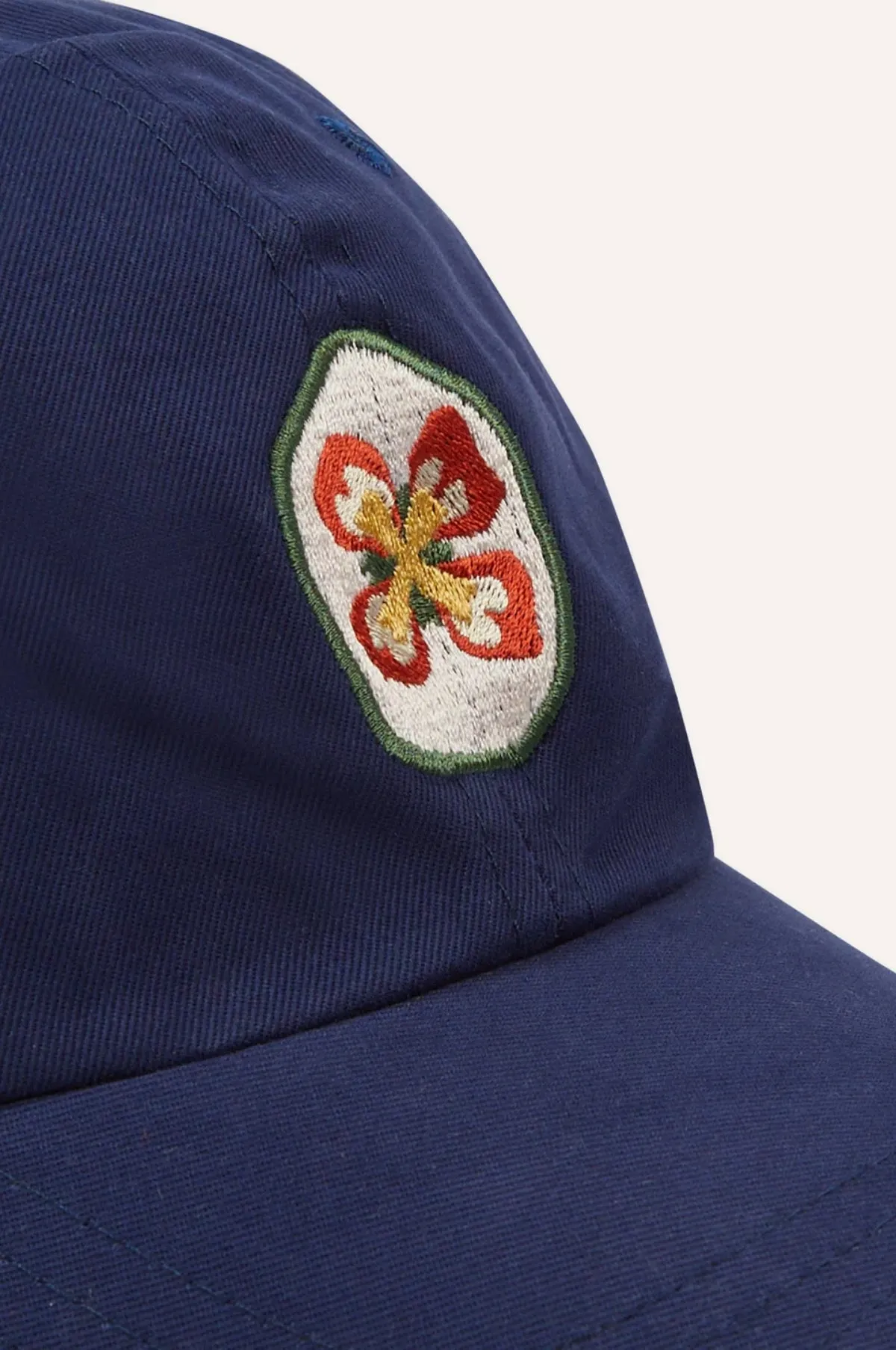 Petal Flower Baseball Cap Navy