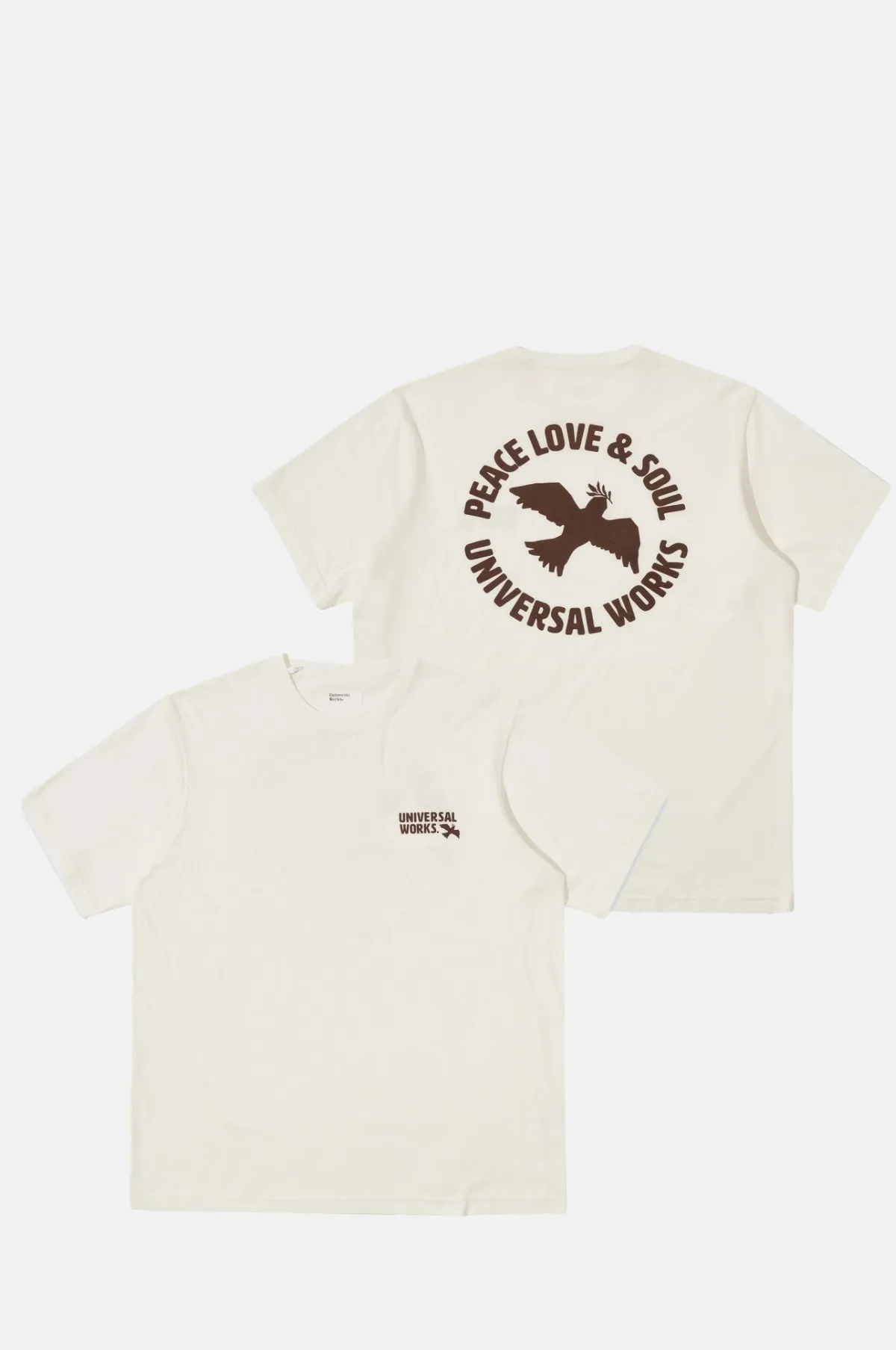 PLS Print Tee Ecru