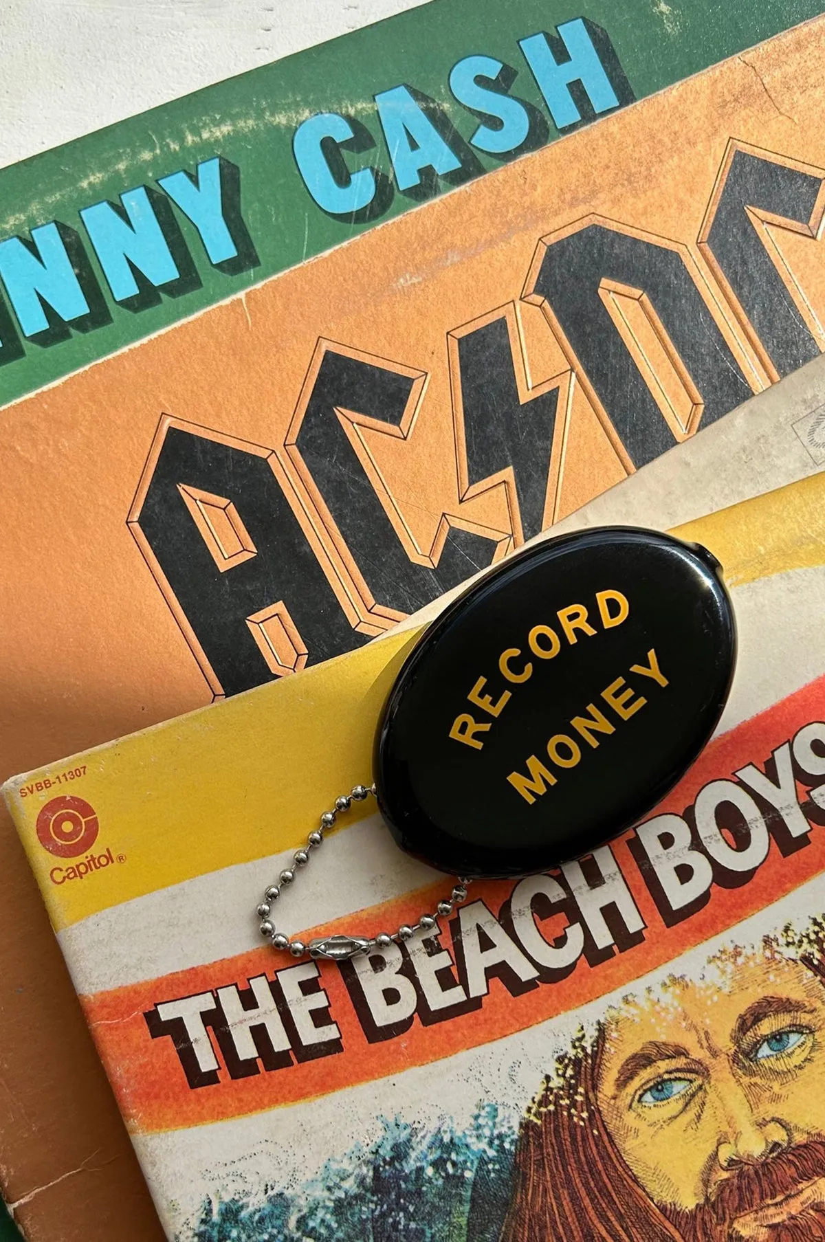 Record Money Coin Pouch