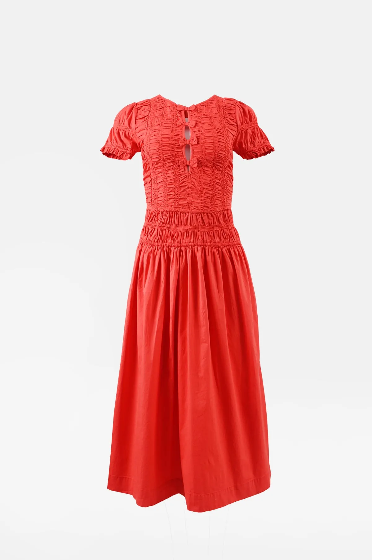 Saffy Midi Dress Red Alert