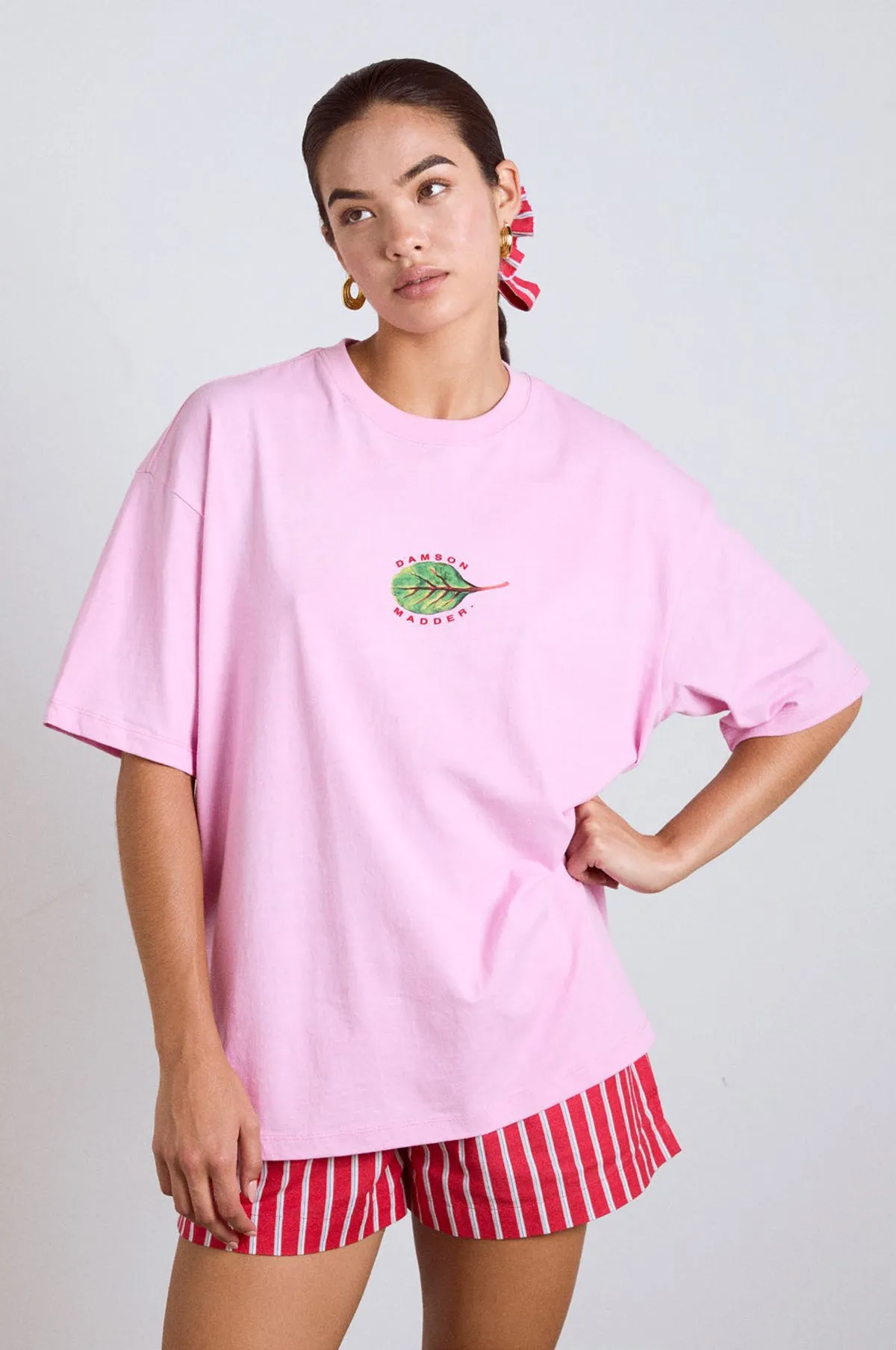 Salad Boyfriend Tee Pink